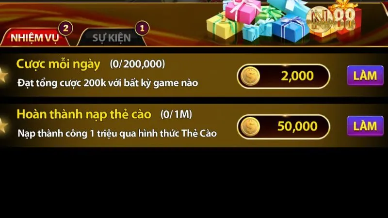 Khuyến mãi và ưu đãi dành cho người chơi tại N88